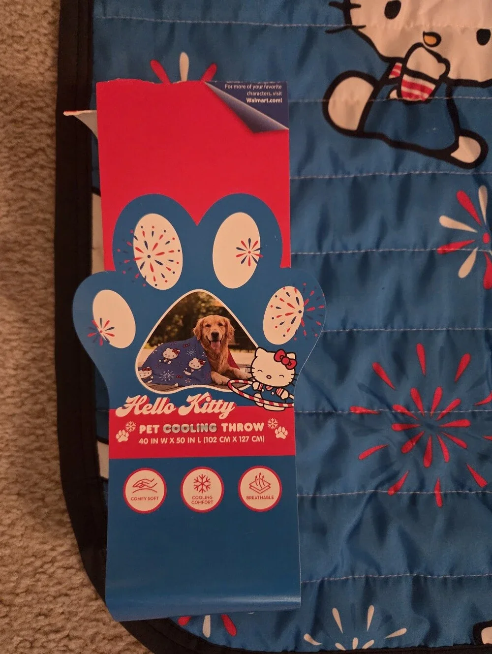 Pet Bundle Hello Kitty Pet Throw and A Cooling Pad